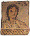 Mosaico, III-II aC., Mosaico de Alcibiades, Helenismo, Grecia