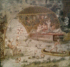 Mosaico, I aC., Mosaico Barberini, El Nilo, Detalle, Helenismo, Palestrina -Antigua Praeneste-, Lacio, Repblica,  Roma,80 aC.