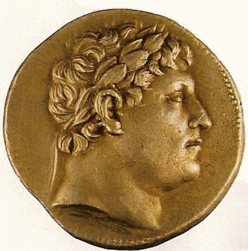 Numism,tica, III aC, Atalo I, Rey, Prgamo, Moneda, Anverso