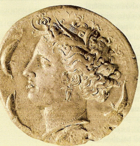 Numismtica, V-IV aC., Tetradragma, Siracusa