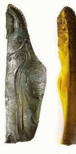 Orfebrera, VI aC., Grebas, Bronce, de Olimpia, M. Arqueolgico de Olimpia, finales siglo