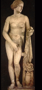 Esc, Praxiteles, Venus de Gnido, Praxiteles, Grecia, 350