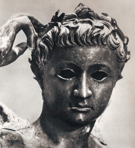 Esc. Eros, Bronce, Detalle, Grecia