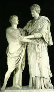 Esc, I aC., Menelaos, Orestes y Electra, Grecia