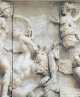 Esc, II aC., Gigantomaquia, Altar de Prgamo, Detalle, Grecia, Berln, Alemania,  180-160
