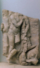 Esc, II aC., Gigantomaquia, Alter de Prgamo, Detalle, Grecia, M. del Altar de Prgamo, Berln,  Alemania,  180-160