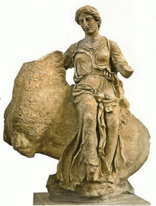 Esc, IV aC., Timoteo, Nereida a Caballo, Santuario de Asclepio, M. Nacional, Atenas, Greciqa, 380