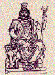 Esc, V aC., Fidias, Zeus Olmpico, Atribudo, Ilustracin, Olimpia, Grecia, 438