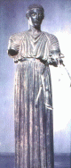 Esc, V aC. Onatas, Atribuiida, Auriga de Delfos, bronce, Grecia, Primera Mitad del Siglo, M. de Delfos, Grecia
