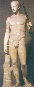 Esc, V aC., Policleto, El Dorforo, Grecia, 450-440