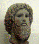 Esc, V aC., Cabeza de Zeus, Bronce, Grecia