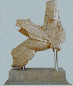 Esc, VI aC., Esfinge, Atenas, 570 aC., Grecia