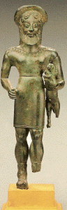 Esc, VI aC., Hermes Criforo, GreciaM. of Fine Arts, Boston, USA, 520-510 aC