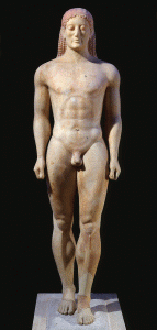 Esc, VI aC., Kuros de Creso o Anavyssos, M. Arqueolgico Nacional, Atenas, Grecia, 530 aC.