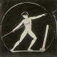 Cermica, V aC., Atleta con Jabalina, Pintura Roja sobre Fondo Negro