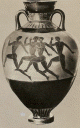 Cermica, V aC., Atletas, Pintura Negra sobre Fondo Rojo, Principios de Siglo