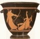 Cermica, V aC., Pintor de Pan, Muerte de Acten, M. of Fine Arts, Boston, USA, 470