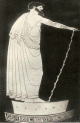 Cermica, V aC., Rapsoda de la poca de Homero