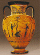 Cermica, V aC., nfora, Recogida de la Aceituna