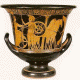 Cermica, V aC., Vaso tico, Alcibiades y la Cra de Caballos, Figuras Rojas
