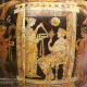 Cermica, V-IV aC.,  Crtera Funeraria, Mujer, Espejo y Joyero, M. Britnico, Londres, RU