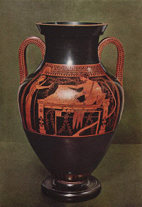Carmica, VI aC., Anfora, Heracles y Atenea, Staat Antiksammlung, Munich, 520-510