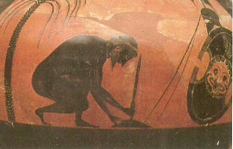 Cermica, VI aC, Exequias, Suicidio de Ayax, M. Municipal, Bolonia, Italia, 530