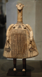 Cermica, VII aC., Idolo, Eonocoe Figurativo, M. del Louvre, Pars, Francia