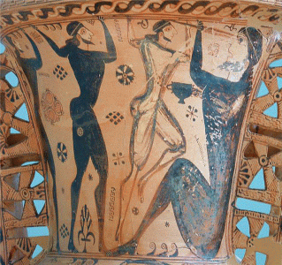 Cermica, VII aC., Pintor de Polifemo, Anfora de Ulises y Polifemo, Detalle, 650