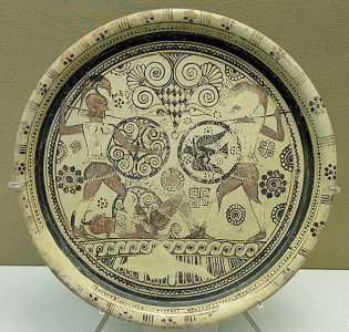 Cermica, VII aC., Influjo Oriental, M. Britnico