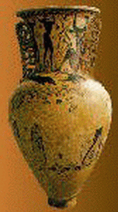 Cermica, VII aC., Pintor de Polifemo, Anfora de Eleusis