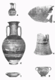 Cermica, VIII aC., geomtrica, Dypiln, Tipos de Vasos