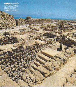 Arq, I aC.-I dC., Qumrn, ltima Etapa,  Ruinas, Escalera de la Cisterna,  Israel, 145-68