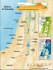 Israel, Palestina, Relieve, MAPA