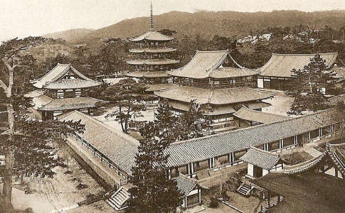 Arq, VII-VIII, Pagoda de Horyuji, Complejo, Nara