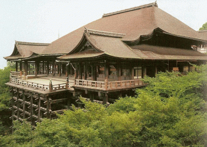 Arq, VIII, Kiyomizudera, Sala Principal, Reconstruccin en el XVII, Kioto