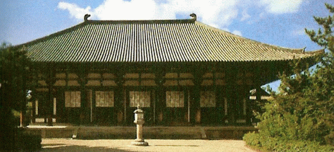 Arq, VIII, Sala de Oro, Toshodaiji, Nara