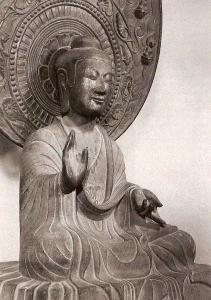 Esc, VII, Buda Yakusi, Bronce, Sala de Oro, Horyuji, Nara