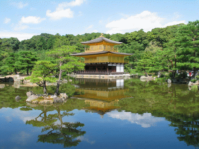 Arq, XIV, Templo del Pabelln Dorado o Kinkaku ji, Kyoto, Japn