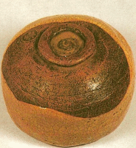 Cermica, XVIII, Chonyu VII recipiente de t, cermica roja, Kyoto, Japn
