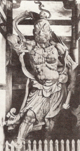 Esc,  XII-XIV, Divinidad Shinto Kyoto Guardion celeste, Santuario de Todaiki, Nara, Japn