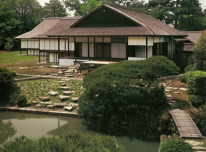 Arq, XVII, Katsura, Villa imperial, vista general, 1625