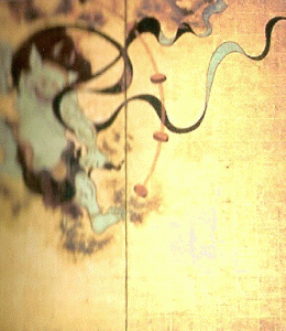 Pin, XVII, Tawaraya Sotatsu, Dios del Viento, Krnninji, Kioto, 1640