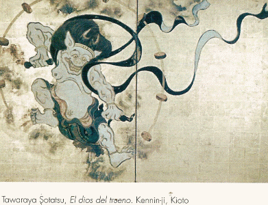 Pin XVII, Tawarayo Sotatsu, El dios trueo Kenin ji, Kioto