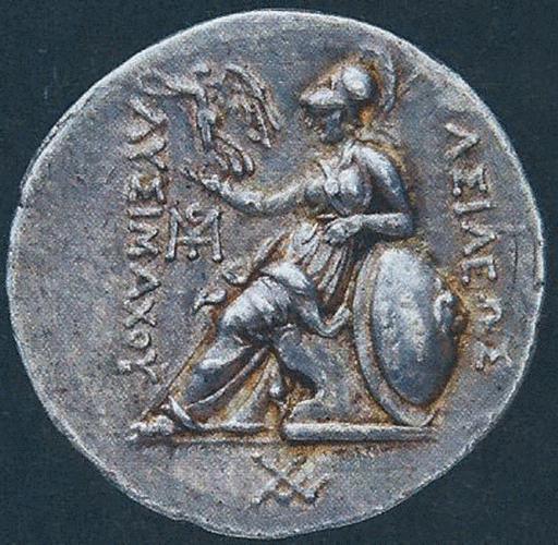 Numismtica III aC Tetragragma Lisimaco Rey Anfipolis 288-281