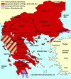 Hist, IV aC, Grecia y Macedonia a la muerte de Alejandro el Grande, Mapa