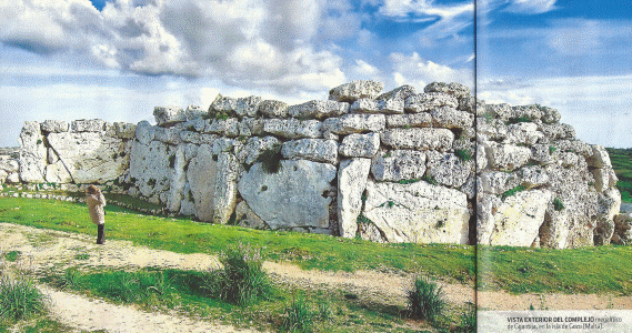 Arq, IV milenio, Complejo megaltico de Ggantija, Cultura de los Templos, Gozo, Malta, 3600-2500