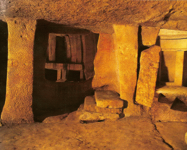 Arq, V milenio, Neoltico, Hipogeo de Hal Saflieni, Interior, Malta