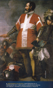 Pin, XVI, Jean Parisot de Vallete, Fundador de La Valetta, Malta