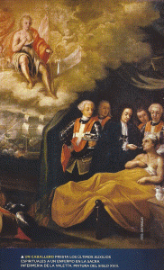 Pin, XVIII, Auxilio Sacramental a un Enfermo en el Hospital de La Valletta